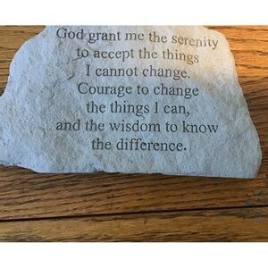 NEW Kay Berry God grant me the serenity Stone